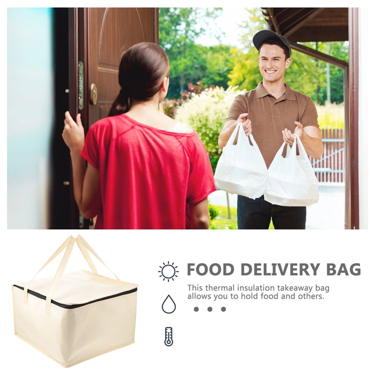 HEMOTON Thermal Insulated Food Box Liner - Aluminum Foil Cooler Bag For Seafood, Takeaway & Postal Shipping