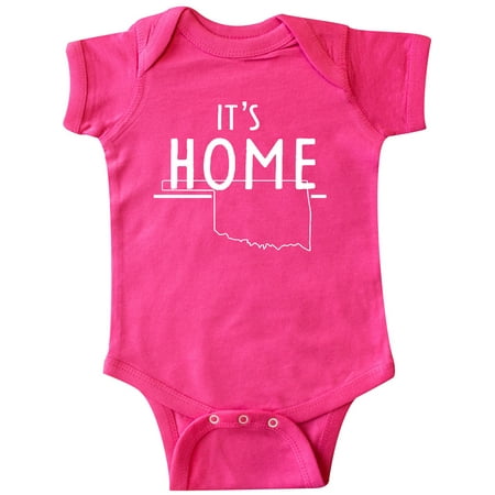 

Inktastic It s Home- State of Oklahoma outline Gift Baby Boy or Baby Girl Bodysuit