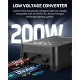 thumbnail image 4 of Transformador de paisaje DEWENWILS de 200 W, 120 V AC a 12 V/14 V AC, 4 of 8