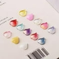 thumbnail image 4 of U8MO 10pcs 15x12mm Petal Crystal Glass Loose Pendants Beads For Jewelry Findings DIY-26# Red, 4 of 8