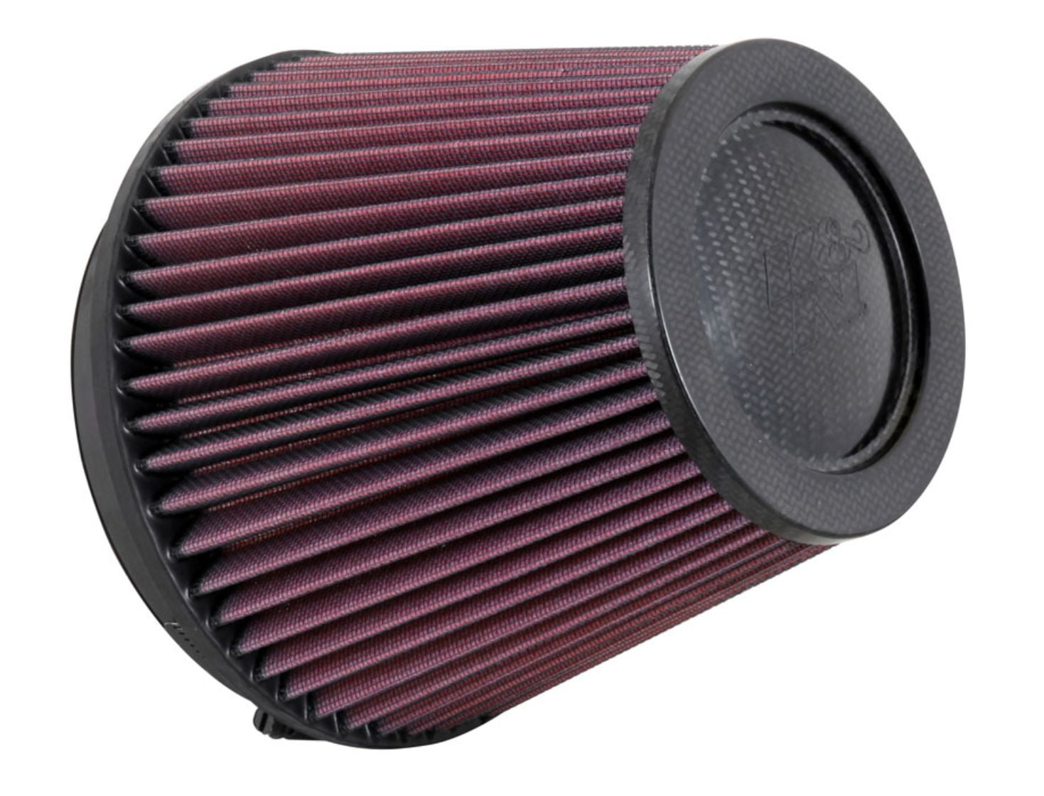 K&N Universal Air Filter Carbon Fiber Top High Performance, Premium