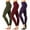 White/Ruby/Black, variant on 3 Packs of TheLovely Women Premium Cotton High Waist Full Length Leggings