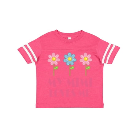 

Inktastic Mimi Loves Me daisies Girls Toddler T-Shirt