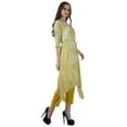 thumbnail image 3 of Moomaya Ensemble Tunique Indienne Pantalon Manches 3/4 Imprimé Femme Kurta Kurti, 3 of 6