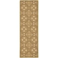 thumbnail image 2 of SAFAVIEH Chelsea Jamison Geometric Wool Area Rug, Brown/Green, 8'9" x 11'9", 2 of 4