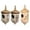 3pcs, variant on Fridja Hummingbird House for Outside Hanging Wooden Humming Bird Nest for Outside Hanging