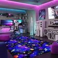 thumbnail image 2 of Space Explorer 6' x 6' area rug in color Fluorescent, 2 of 5