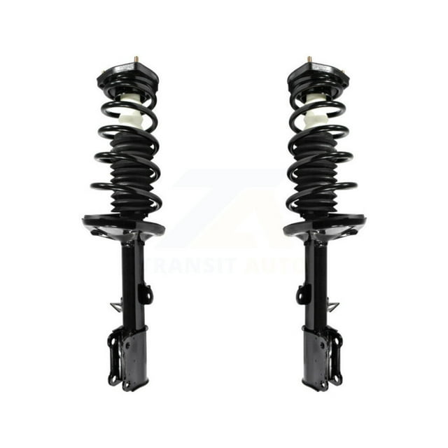 Transit Auto Rear Complete Suspension Shocks Strut and Coil Spring Mount Assemblies Kit for Car Toyota Corolla Prizm Chevrolet Geo - Left Right Side (Driver Passenger) K78A-100263