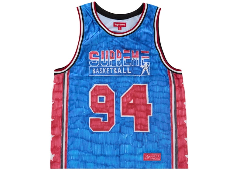 Supreme Men's Bandana Football Jersey Blue, from StockX - Walmart.com
