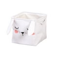 thumbnail image 2 of Tyidzon Easter Basket Easter Bunny Fabric Storage Basket, Easter Ornaments Basket for Easter Eggs Household Items Toys, 2 of 6