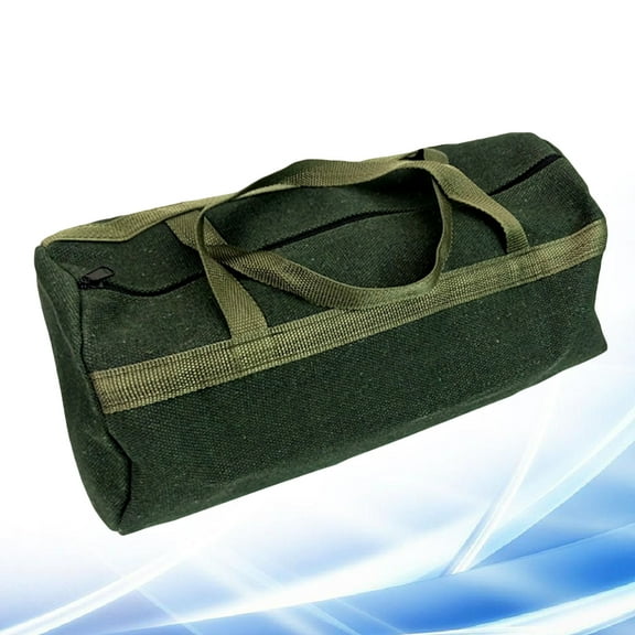 Mechanics Tool Bag High Capacity Repair Tool Bag Canvas Handle Zipper Tool Tote Organizer Tool 40x20cm