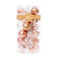 thumbnail image 2 of 30 Pcs 2.36 Inch Christmas Ball Ornaments Set for Garden Backyard Holiday Wedding Party Decorations Shatterproof Christmas Ornaments Bulk Balls Hanging Decor for Xmas, 2 of 4