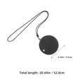 thumbnail image 2 of ETHZZLE 2Pcs Black PU Headphone Storage Pouch Compact Earbuds Organizer for Pocket Carry, 2 of 8