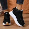 thumbnail image 6 of Women's Boots High Top Lined Thick Sole Height Enhancing Athletic Shoes for Casual Daily Wear, 6 of 9
