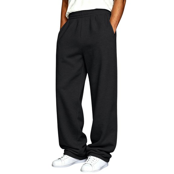 JIAYUE Men's Pants Casual Jogger Solid Color Knit Straight Leg Trousers Elastic Waist For Everyday Comfortable And Relaxed Fit Breathable Summer Outdoor Lightweight Wear