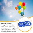 thumbnail image 4 of Advancent 100 Piezas Globos Cuerda Cadena Artesanía Curling Ribbon 10m Suministros para fiestas Decoraciones Bolsa de regalo Embalaje 5 mm Ancho Verde Kits de decoración para fiestas Azul Advancent HA063554-10B, 4 of 6