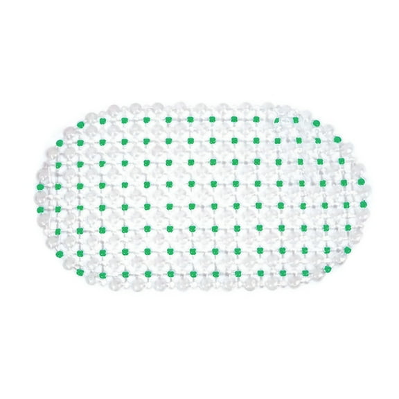 LAMIRO Cute Small Bathtub Mat Non Slip,Shower Bath Mat for Tub Silicone Soft on Feet Bath Tub Mat Shower Floor Mats Suction Cups Bath Tub Anti Slip Machine Washable Fast Dry,24 x 13In