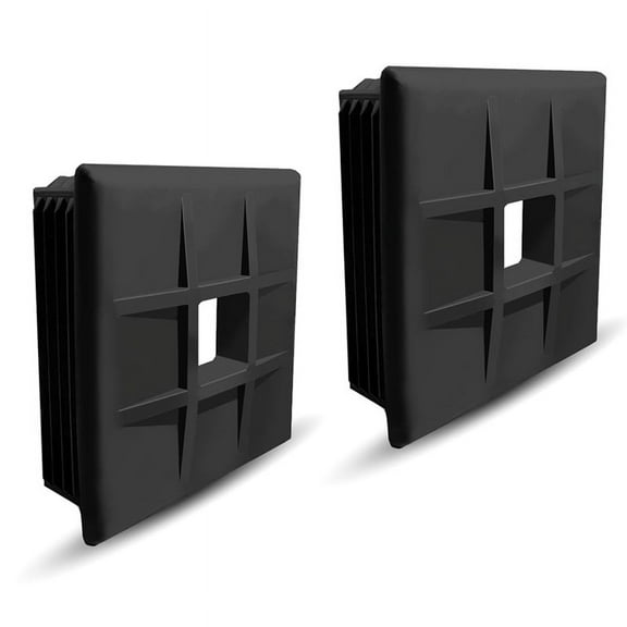 2-Pack Protective RV Bumper Plug End Cap, 4-Inch, Optimized for RVs, Campers, Traveling Trailer Equipment