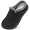 Black, variant on Womens Wide Slippers Comfy Memory Foam House Shoes Non slip Fuzzy Lined Mules