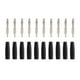 thumbnail image 1 of Paquete de 10 conectores banana de 4 mm para soldar, conector banana 22.040, adaptadores macho para multímetro, cables de prueba, altavoz, color negro., 1 of 14
