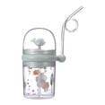 thumbnail image 1 of de agua para ños dibujos de ventosa de paja Verde Zulema Botella de paja, 1 of 6