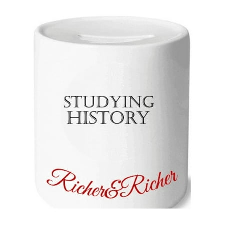 

Short Phrase Studying History Rich and Rich Bank Saving Box Coin