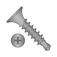 thumbnail image 1 of #6 x 1" Self-Drilling Screws / Phillips / Bugle Head / Steel / Phosphate Gray / #2 Point (Quantity: 10000 pcs), 1 of 1
