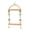 1, variant on Bird Swing Chew Toy Natural Perch with Multi Color Wooden Beads Bells for Small Birds Parrots