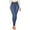 Blue, variant on Efsteb High Waisted Stretch Jeans for Curvy Women High Waist Stretch Hose Jeans Leggings Skinny Slim Fitness Pants Trousers Blue S