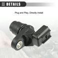thumbnail image 7 of 2pcs CPS Sensor Engine Camshaft Position Sensor for Honda CR-V 2010-2014 No.37510R40A01 Black, 7 of 7
