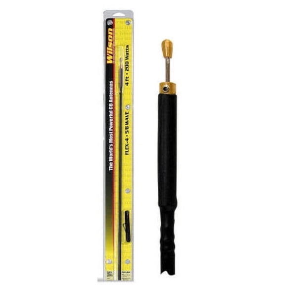Wilson 305-4FD Silver Load Series 4' CB Antenna Whip