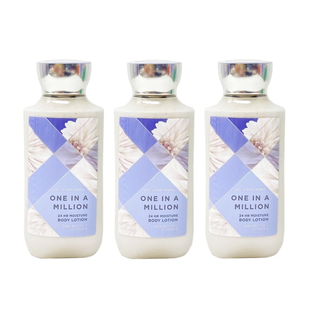 Bath and Body Works One In A Million 3 Pack 24 Hour Moisture Body
