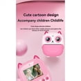 thumbnail image 4 of Impresora de Cámara para Niños, Impresión Térmica Instantánea Portátil, Cámara Digital para Niños, Cámaras Duales HD de 2,4 Pulgadas, Regalos de Juguete de Vídeo Rosa, 4 of 6
