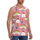 thumbnail image 2 of Balery Cartoon Chicken Camisetas sin mangas para hombre, absorbe la humedad y protege contra el mal olor.-Medium, 2 of 7