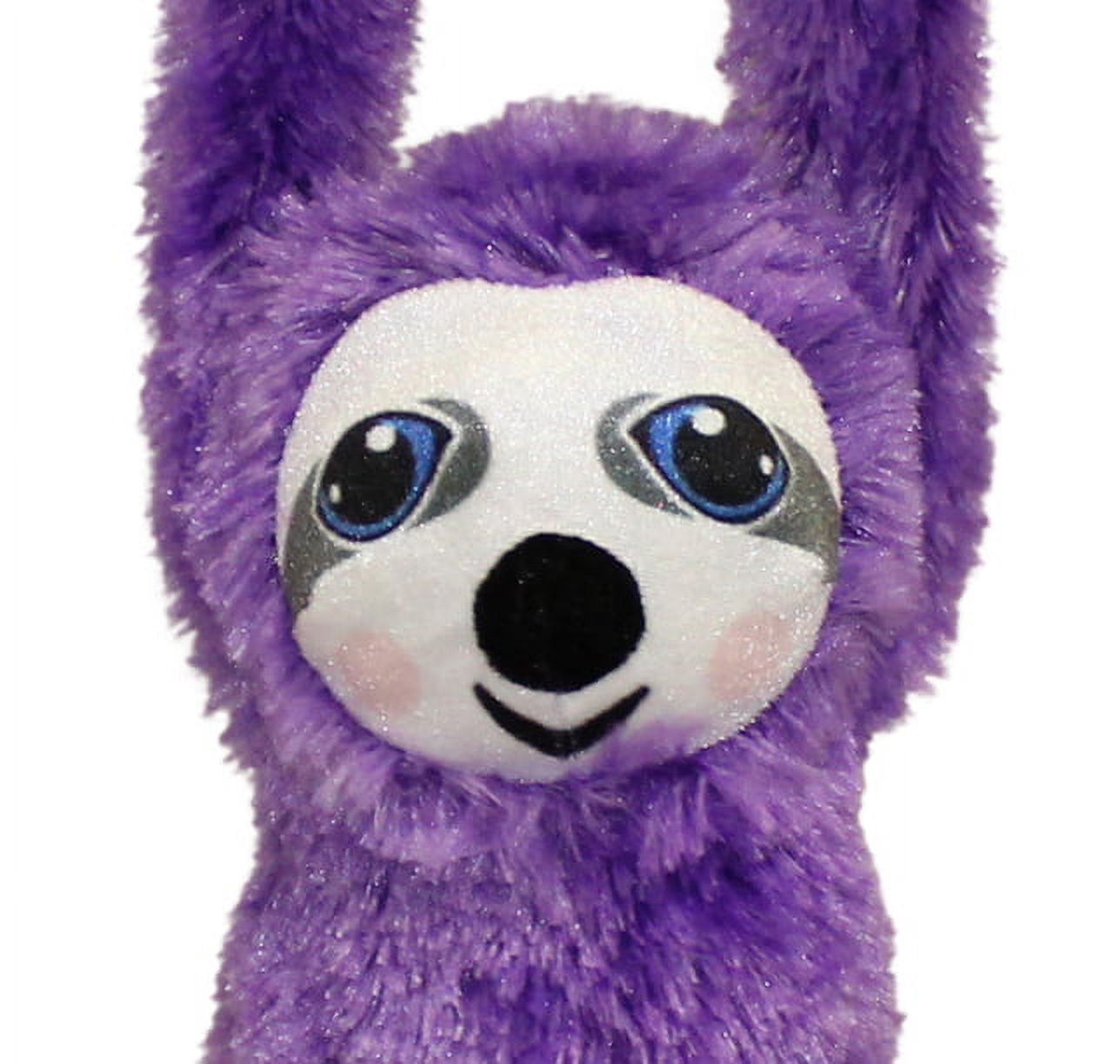 #Plushpals 27" Sloth Stuffed Animal Plush Toy Soft & Fluffy - Purple