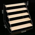 thumbnail image 5 of facefd Acrylic Riser Stand Shelf for Figure Toys Display Rack 5 layer 7.9inch width, 5 of 5