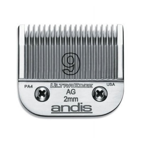 Andis UltraEdge 64120 Carbon Steel Detachable Blade, Size 9, Chrome