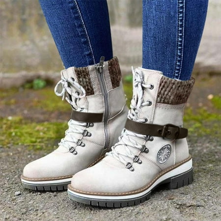 

fzm women shoes boots for women snow boots durable outdoor keep warm winter ankle boots warm boots