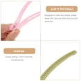 thumbnail image 3 of Minkissy 4Pcs Glossy Hair Barrettes Plastic Assorted Color Duckbill Style for Women, 3 of 6