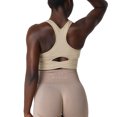 thumbnail image 3 of Sujetador deportivo sin costuras Nvgtn Sculpt de licra para mujer, ropa interior deportiva transpirable elástica para realce de pecho, 3 of 5