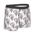 thumbnail image 4 of Uemuo Tulips Flowers Pattern Men's Boxer Briefs,Trunk Anti-Chafing,Comfortable, Durable, and Stylish Underwear-Medium, 4 of 9