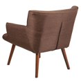 thumbnail image 2 of HERCULES Hayes Series Black Fabric Tufted Arm Chair, 2 of 4