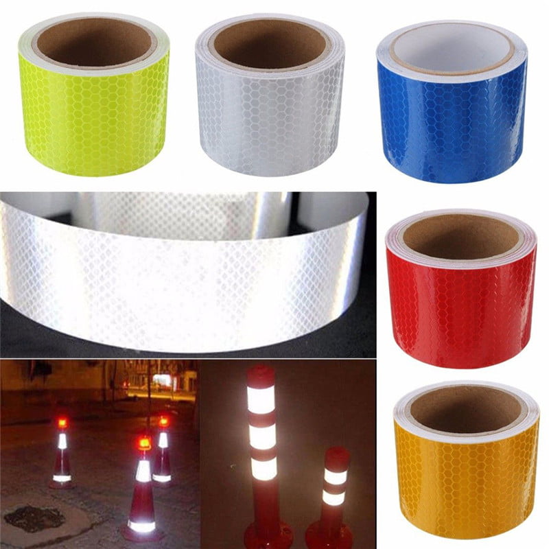 Safety Caution Reflective Tape Warning Tape Sticker Self Adhesive Tape 5cmFBY~gu 