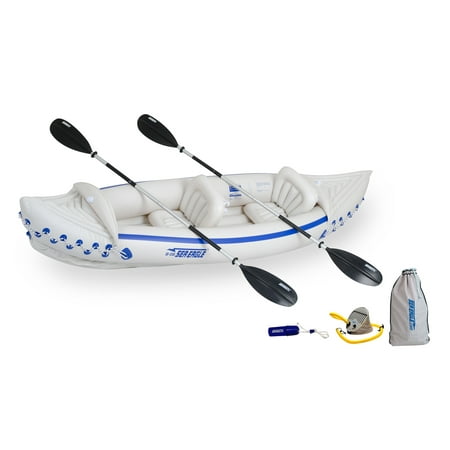 Sea Eagle 330 Sport Kayak Deluxe Package (Best Sea Kayaks 2019)