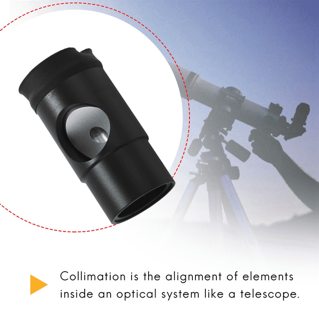 2pc 1.25Inch Cheshire Collimating Eyepiece for Newtonian Refractor Telescopes Structure Astronomical Telescope Accessory