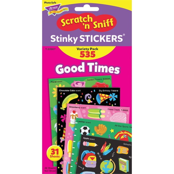 Glitter rub on Stickers - Good Times main image 1