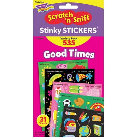 Trend, TEPT83907, Good Times Fragrant Stickers Variety Pack, 535 / Pack