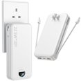 thumbnail image 1 of Cargador portátil Ffnpua 20000 mAh USB C Power Bank con enchufe de pared, 1 of 9