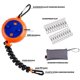 thumbnail image 5 of Tendedero retráctil, 8 m, tendedero portátil para acampar, antideslizante y resistente al viento, tendedero para exteriores con lazo para colgar, viajes de vacaciones al aire libre (10 bucles fijos, 20 clips y bolsas de almacenamiento en colores aleatorios) oso de fresa Electrónica, 5 of 5
