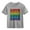 Gray, variant on Kids Love Rainbow T-Shirt | Girls Short Sleeve Cotton Casual Top with Positive Slogan Blue,Size 7 T